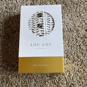 Lou Lou and Company Top and Bottom Set. Brand new, never worn. 12-24m.